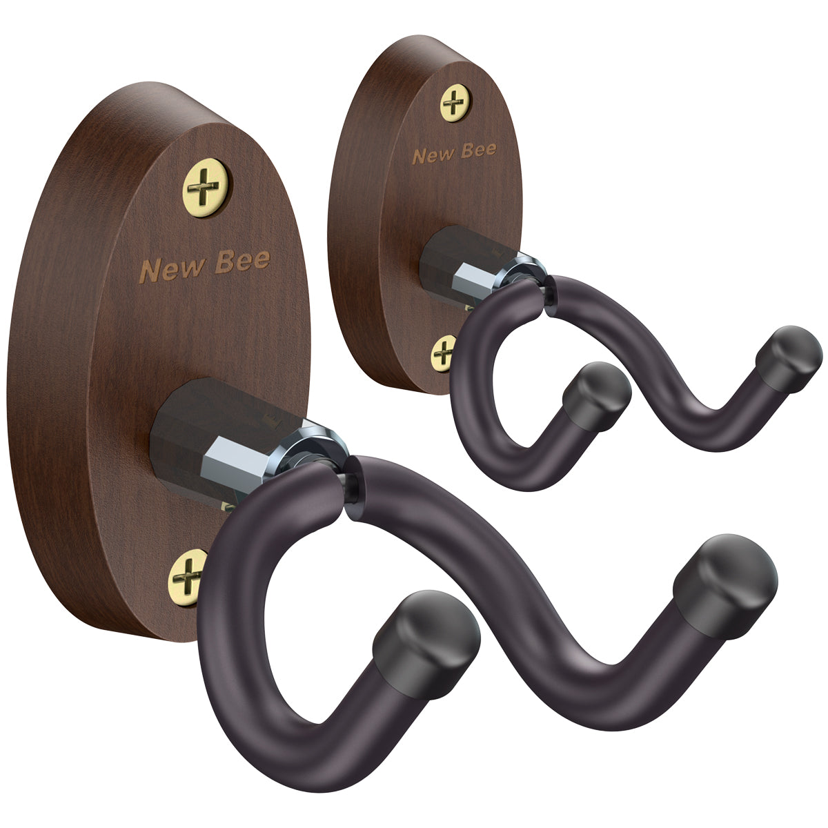 New Bee Wall Mount Wood Guitar Hanger GH01