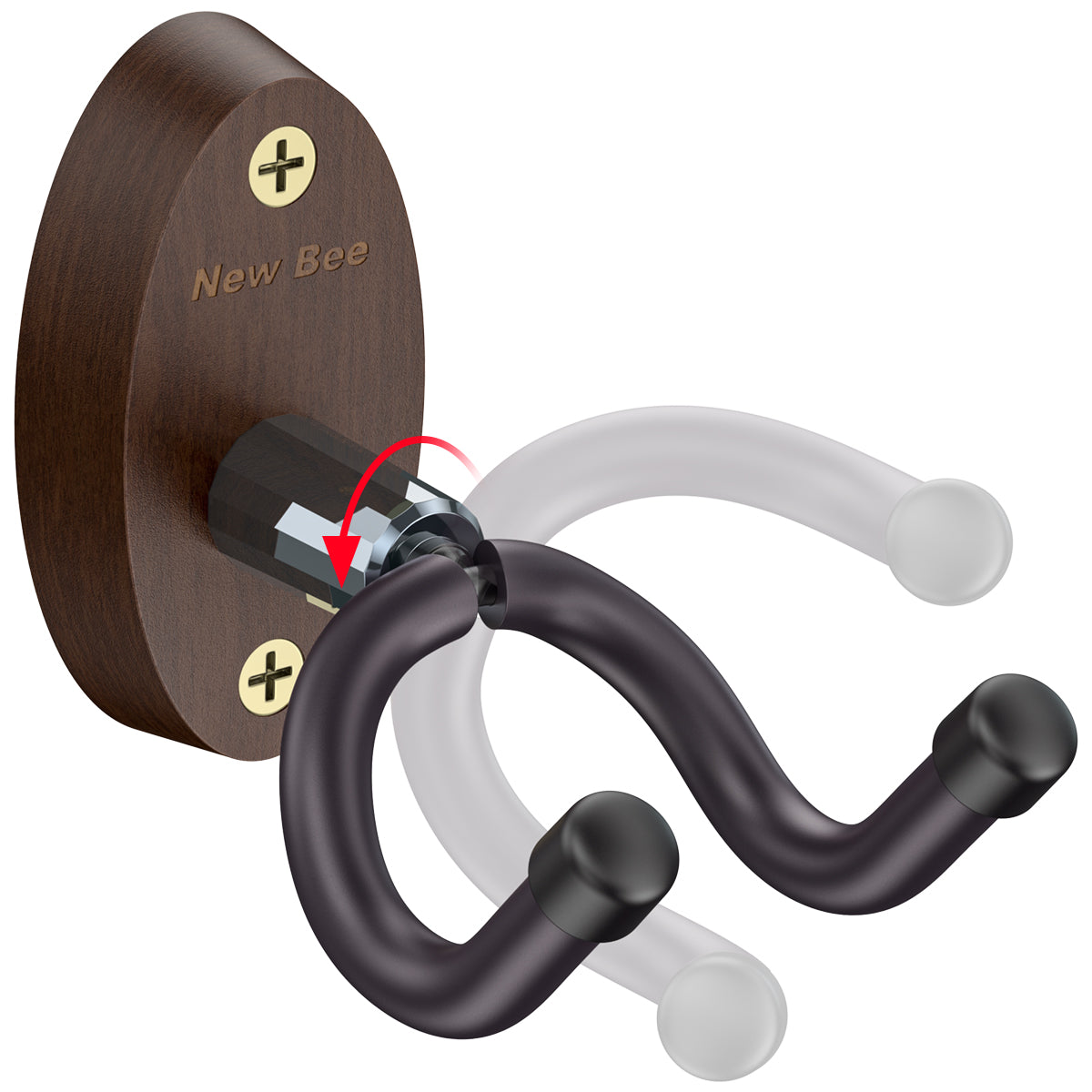 New Bee Wall Mount Wood Guitar Hanger
