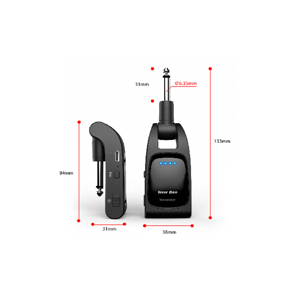 New Bee Wireless Guitar System WJ21