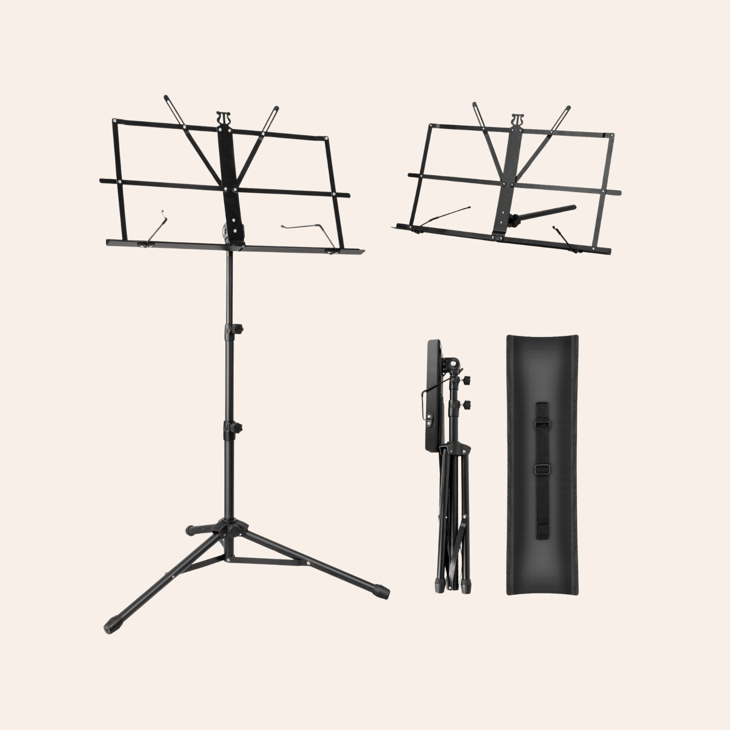 New Bee MS21 Folding Music Sheet Tripod Stand