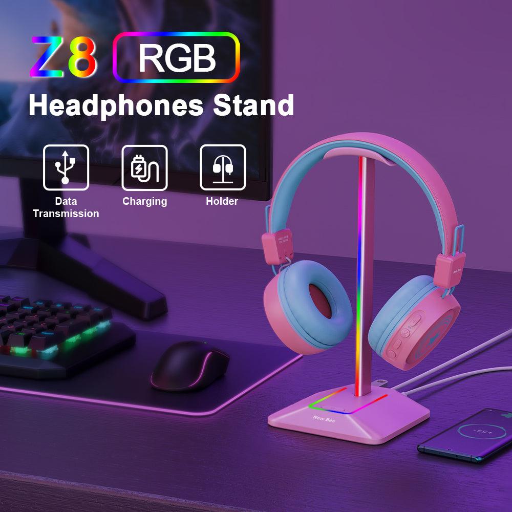 RGB Headphone Stand Z8 - New Bee