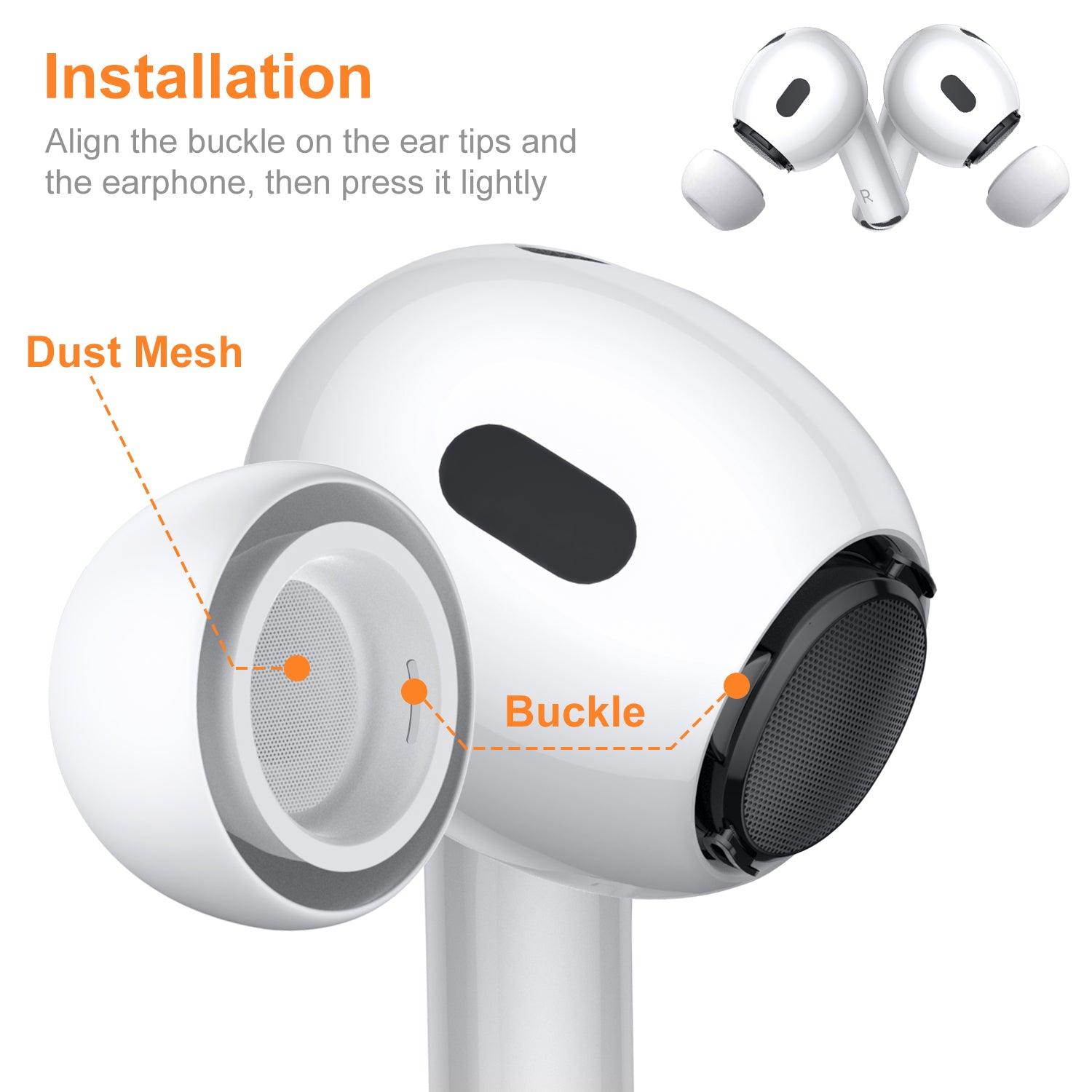 AirPods Pro Replacement Ear Tips（XS-S-M-L） - New Bee