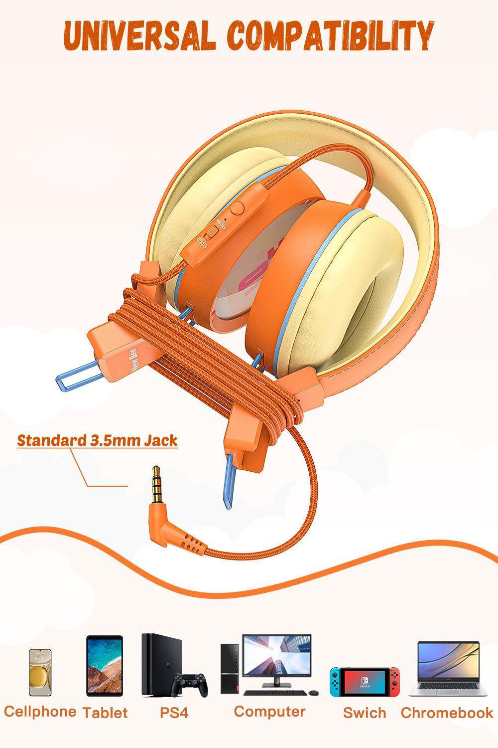 KH-20 Kids Headphones - New Bee