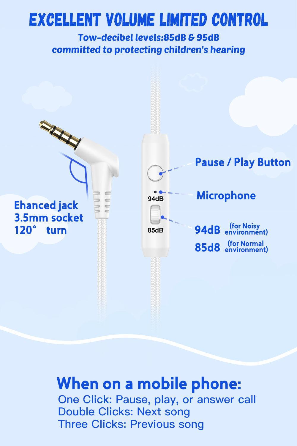 KH-20 Kids Headphones - New Bee