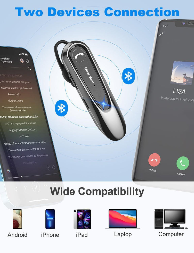 New Bee B45 Bluetooth Headset